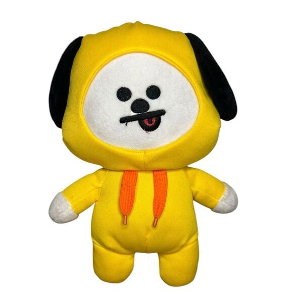 Line Friends Aurora Medium CHIMMY BT21 Plush Doll Yellow 10" - Picture 1 of 4